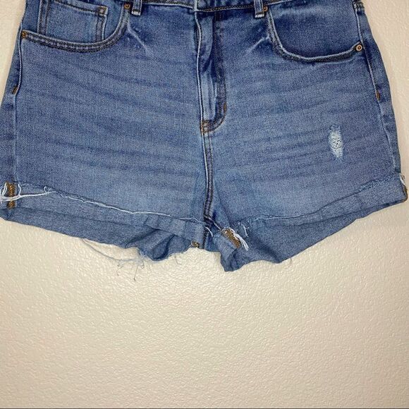 Pacsun Womens Size 30 Slightly Washed Distressed Mom Short - Picture 5 of 12